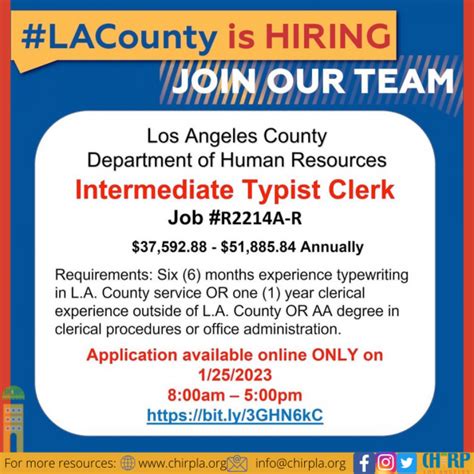 entry level la county jobs